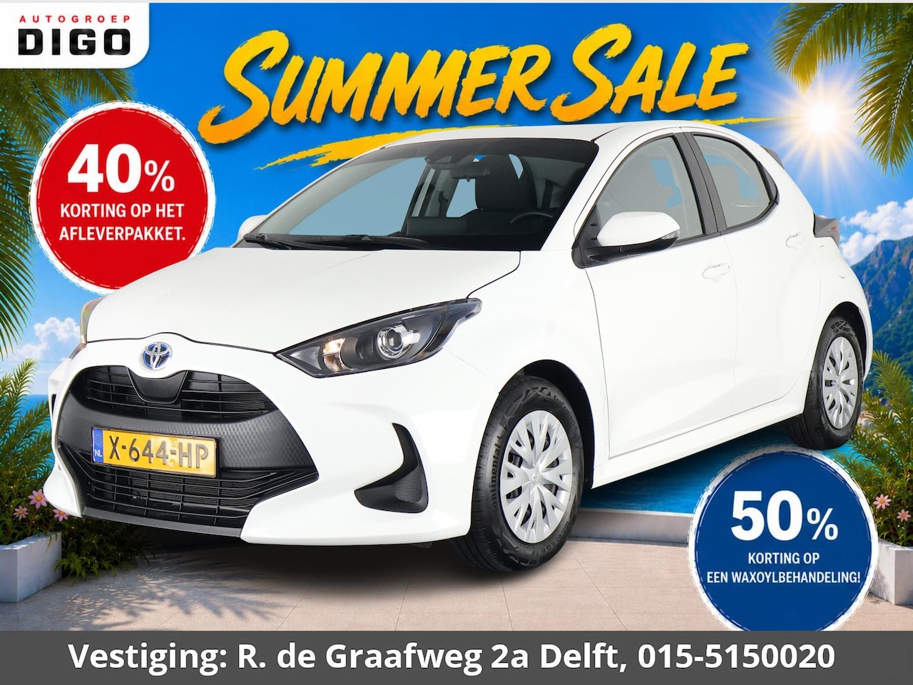 Toyota Yaris - 1.5 Hybrid Active | Apple Carplay & AndroidAUTO | Climate Control | Camera | - AutoWereld.nl
