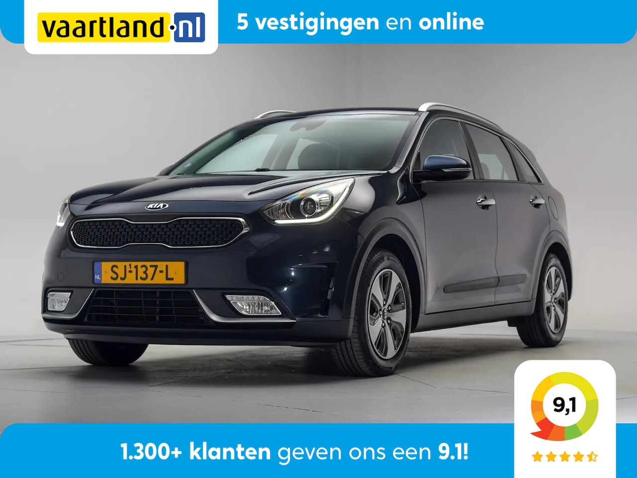 Kia Niro - 1.6 GDi Hybrid DynamicLine Aut. [ Navi Camera Trekhaak ] - AutoWereld.nl