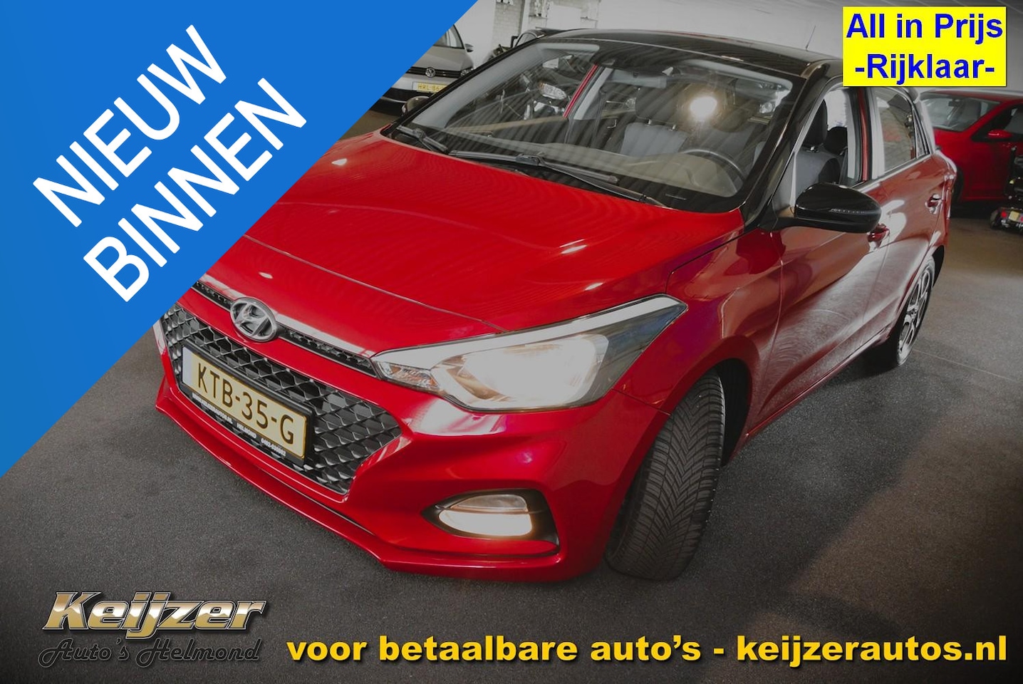 Hyundai i20 - 1.2 Active Nieuwstaat ! 4 cilinder ! - AutoWereld.nl