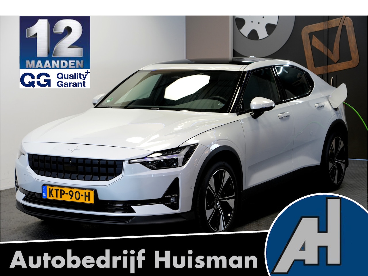 Polestar 2 - Long Range Single Motor 78kWh SOH 90% WARMTEPOMP + PIXEL LED + PANORAMADAK + HARMAN/KARDON - AutoWereld.nl