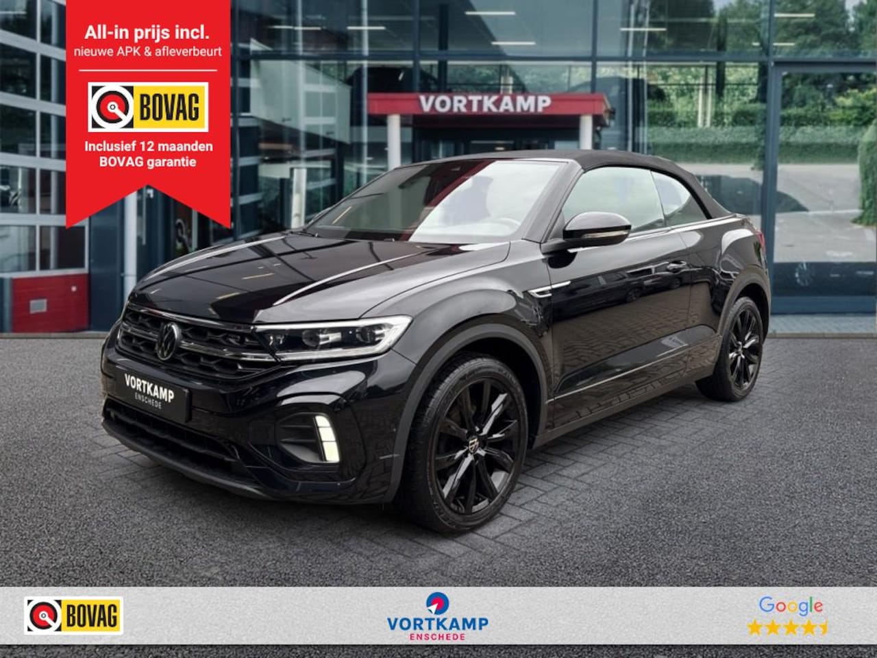 Volkswagen T-Roc - 1.5 TSI DSG R-LINE BLACK OPTIK CARPLAY/ACC/STOELVERW/ - AutoWereld.nl