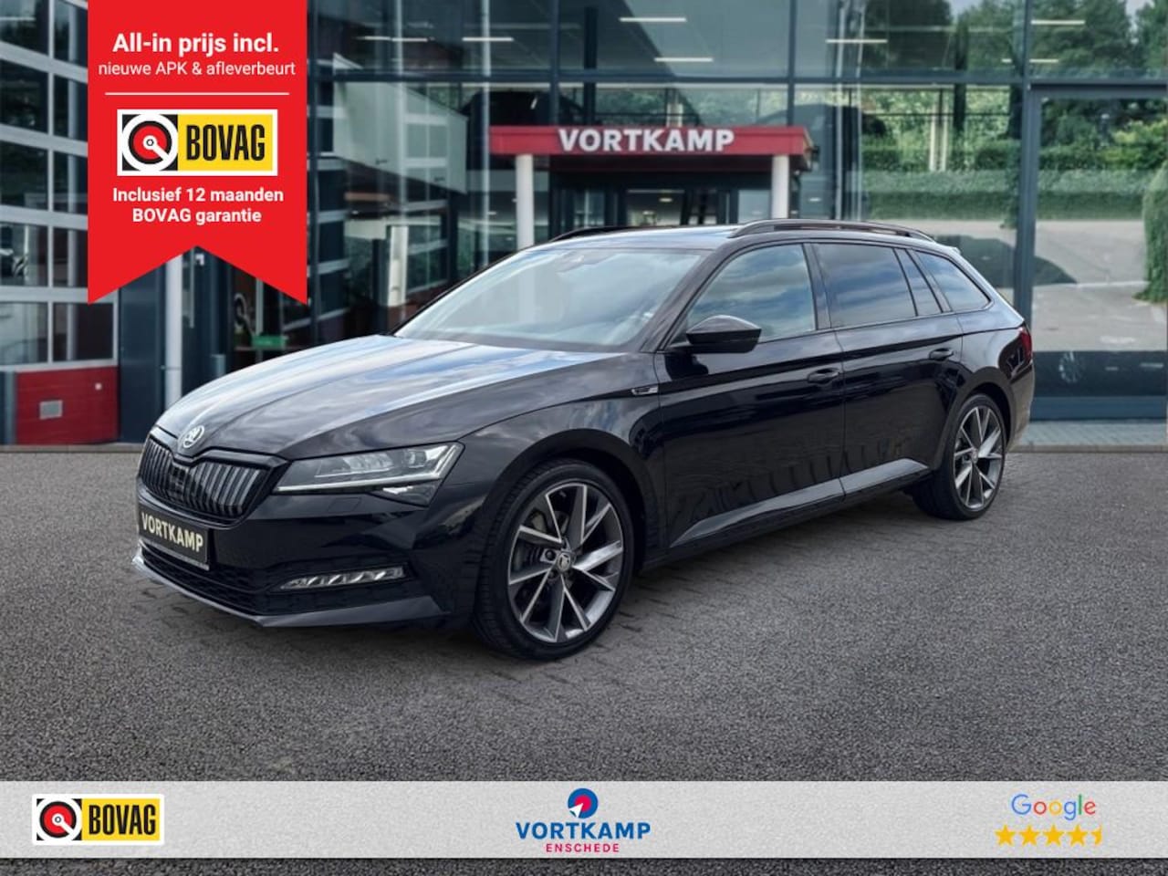 Skoda Superb - 1.4 TSI IV SPORTLINE ANODAK/TREKHAAK/ELEK-KLEP/CAMERA/ACC/MEMORY/CANTON - AutoWereld.nl