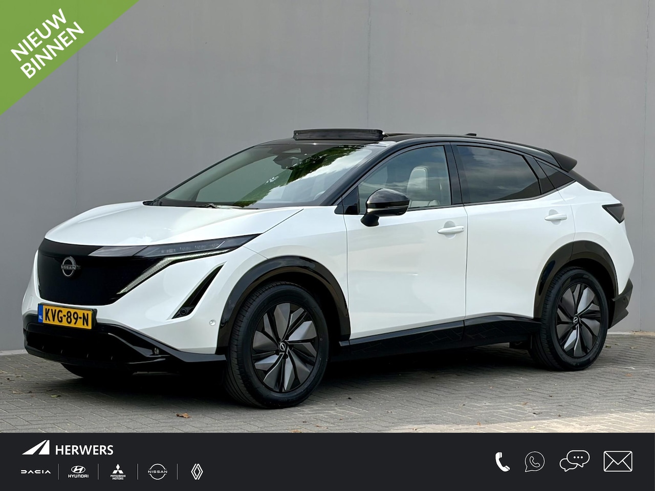Nissan Ariya - e-4ORCE Evolve 91 kWh 4WD / 306 PK / Leder / 1.500 kg Trekgewicht / Warmtepomp / 10 jaar N - AutoWereld.nl
