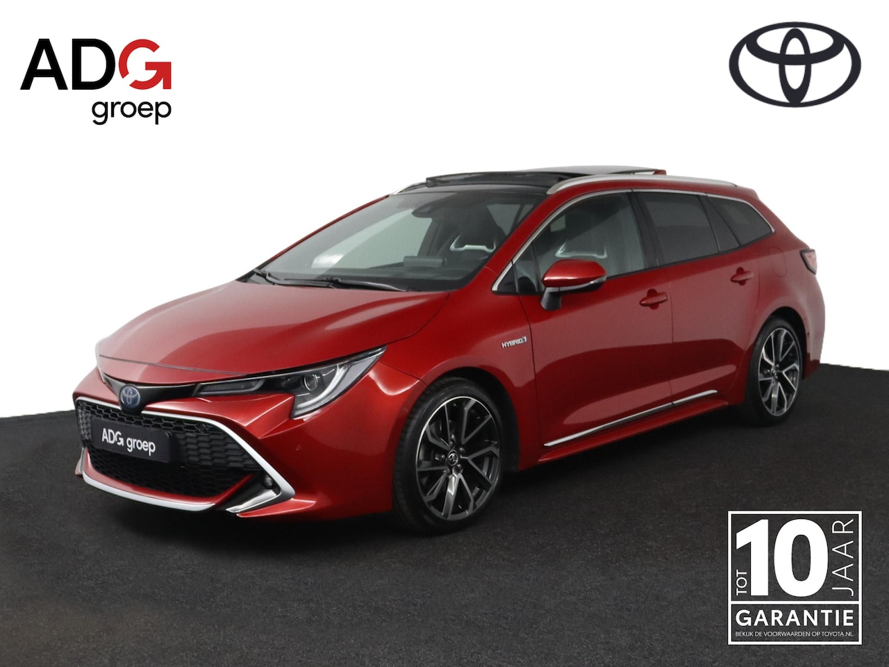 Toyota Corolla Touring Sports - 2.0 Hybrid Premium | Schuif / Kanteldak | Head-Up display | Lederen bekleding | - AutoWereld.nl