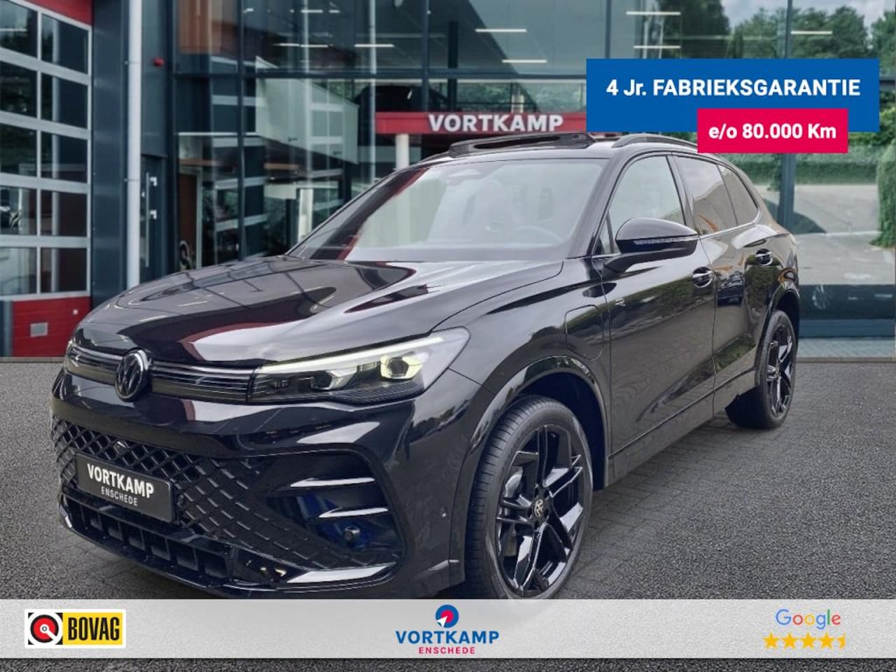 Volkswagen Tiguan - 1.5 TSI E-HYBRID R-LINE PANO-DAK/TREKHAAK/CAMERA/CARPLAY/ACC - AutoWereld.nl