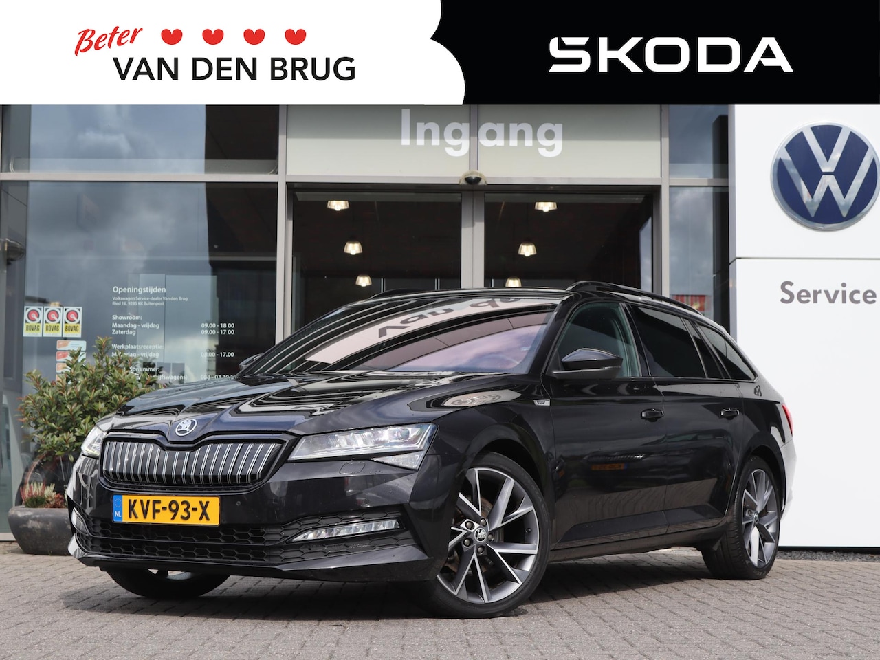 Skoda Superb Combi - 1.4 TSI 218 PK DSG iV Sportline Business | Trekhaak | ACC | LED Matrix | 360 Camera | CANT - AutoWereld.nl