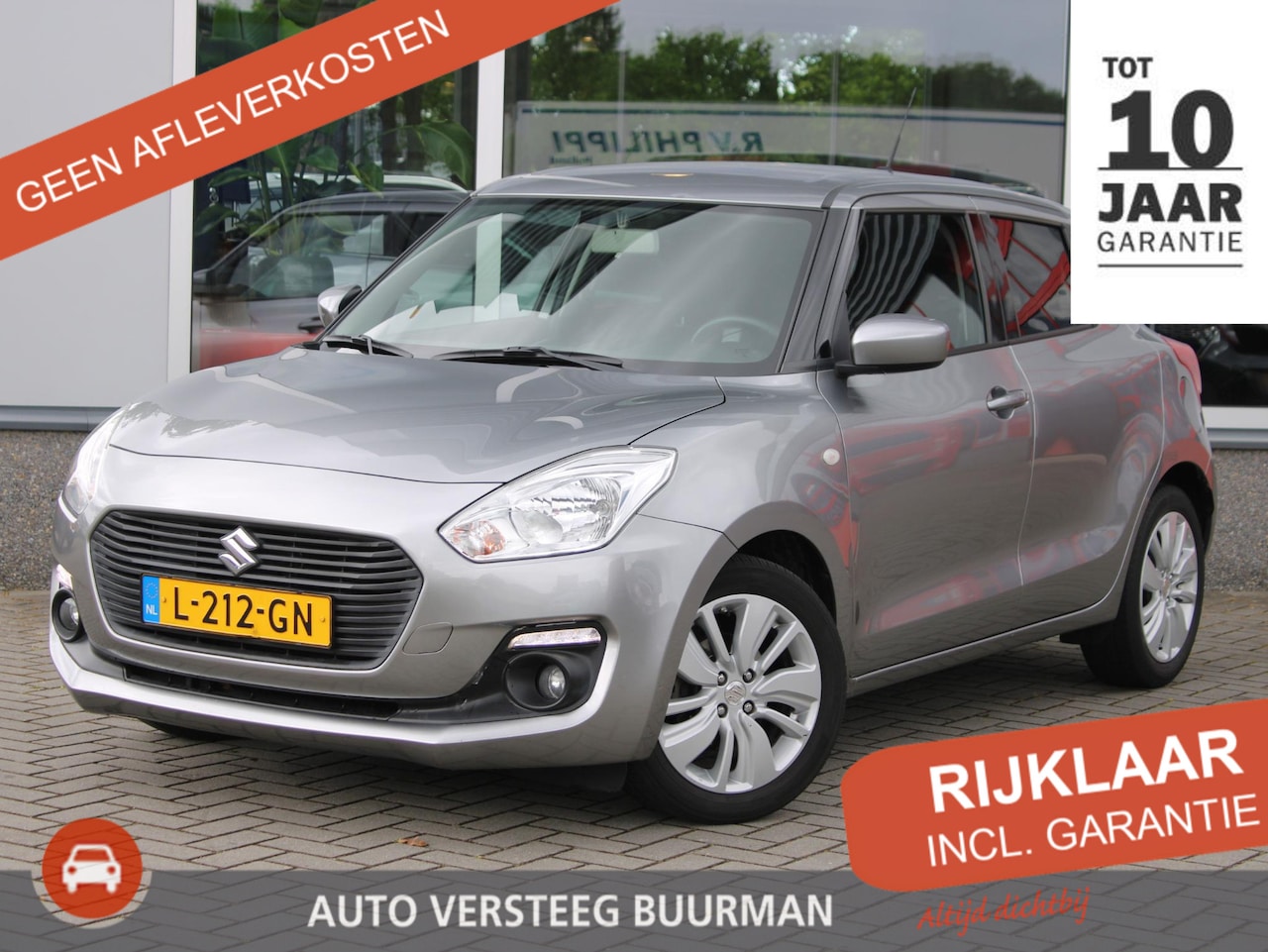 Suzuki Swift - 1.2 Select Smart Hybrid Carplay/Android Auto, Achteruitrijcamera, Navigatie, Airco - AutoWereld.nl