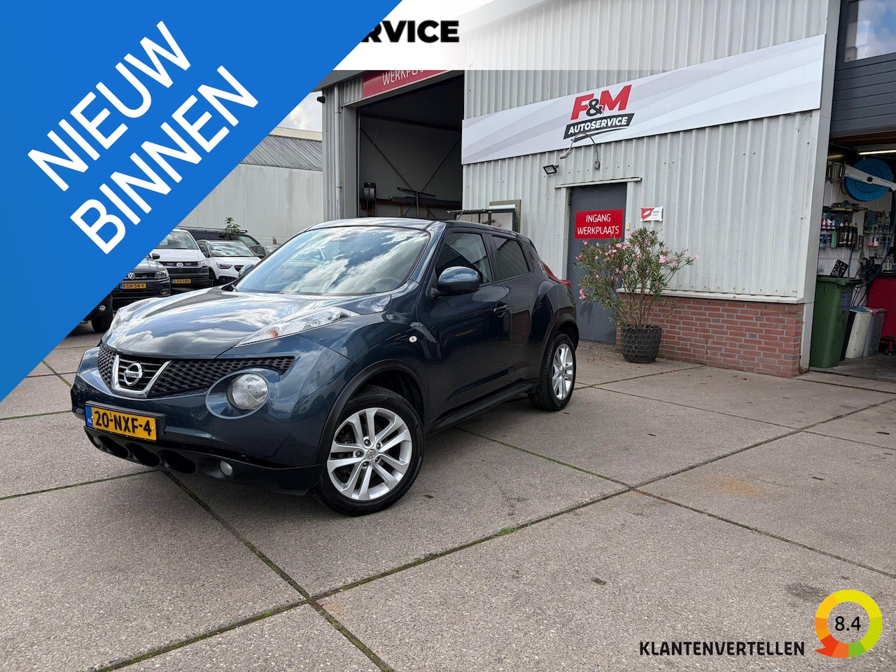 Nissan Juke - 1.6 Acenta Eco Clima, cruise, pdc achter - AutoWereld.nl