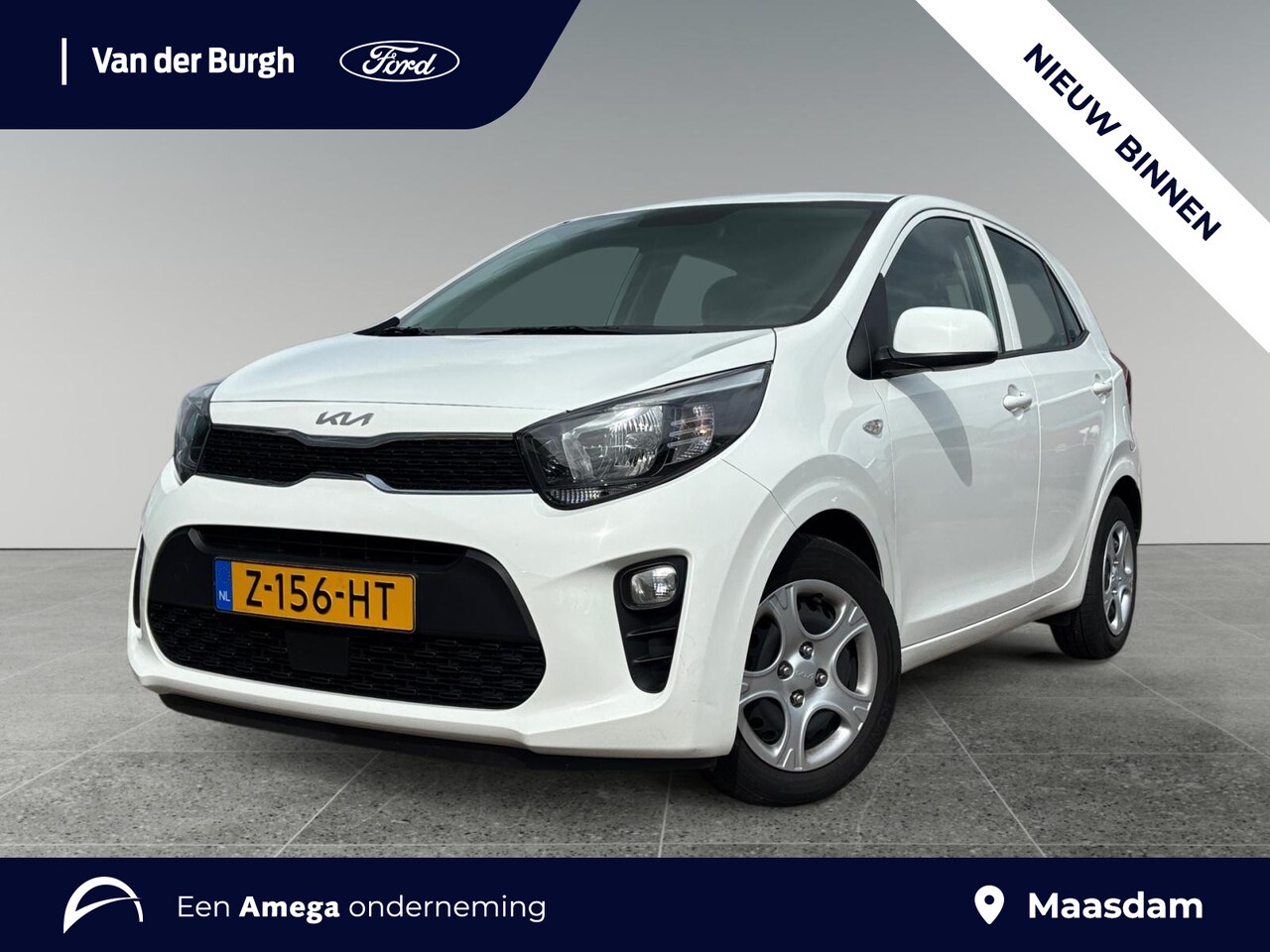 Kia Picanto - 1.0 DPI DynamicLine 5p. | Cruise Control | Bluetooth | Clear White - AutoWereld.nl