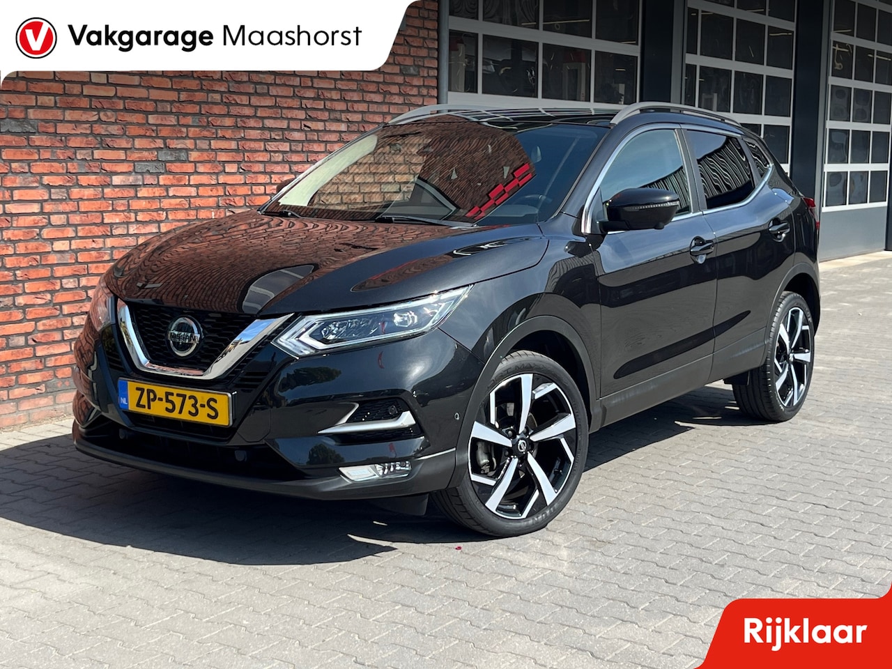 Nissan Qashqai - 1.3 DIG-T Tekna 360°Camera/PDC/LED/DAB/Keyless/Pano/Clima/Airco/Cruise/AppConnect - AutoWereld.nl