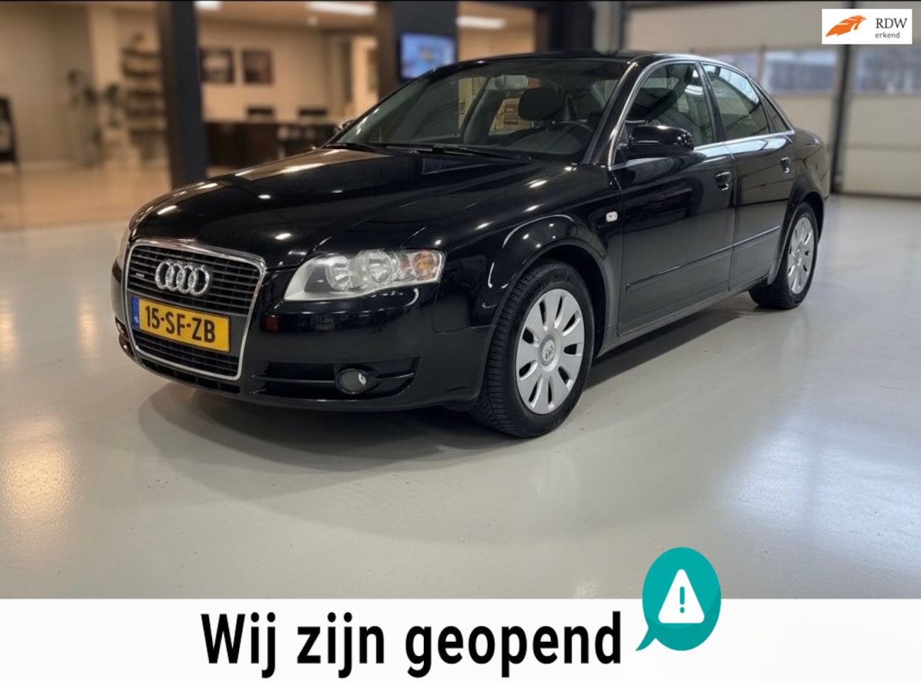Audi A4 Limousine - 2.5 TDI Pro Line Business-automaat-nette auto-airco-elek ramen-riem is vervangen - AutoWereld.nl