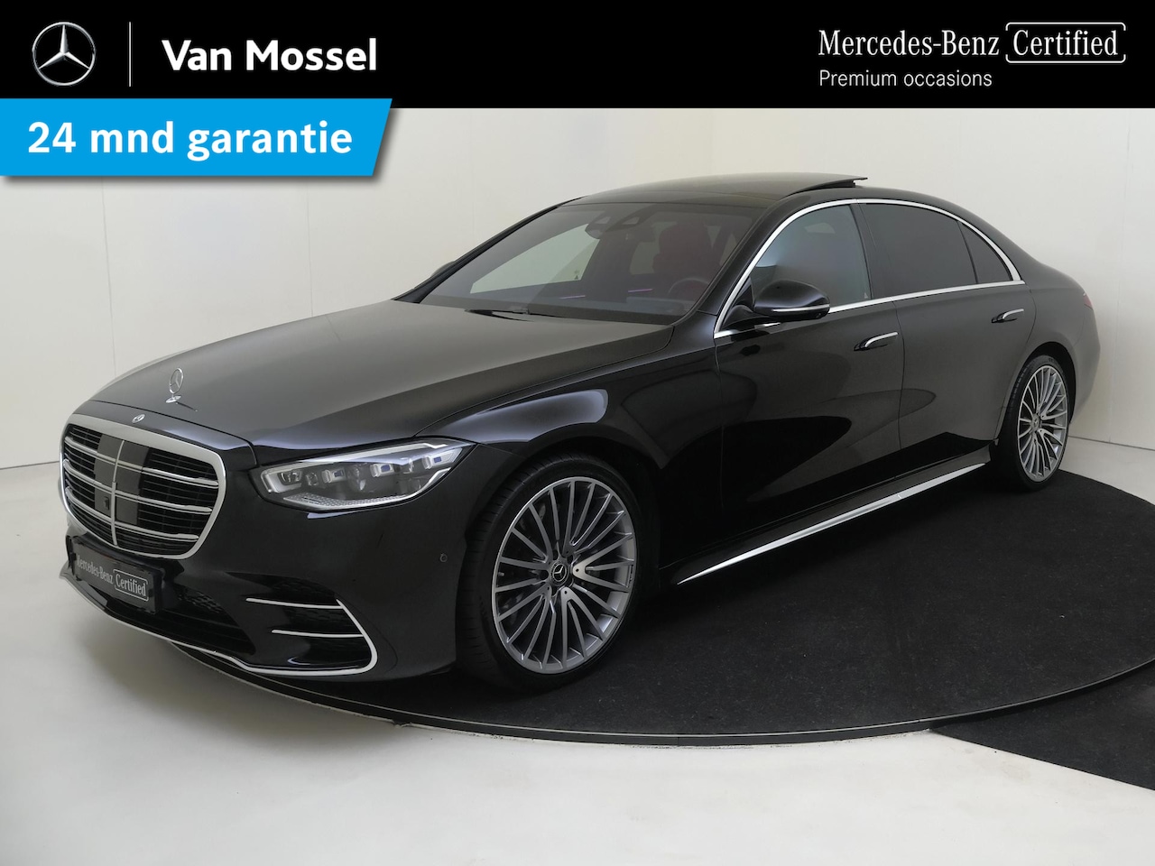 Mercedes-Benz S-klasse - 500 4MATIC Lang AMG Line / Premium Plus/ 21 inch/ Achterasbesturing/ Burmester 3D/ Rear Ex - AutoWereld.nl