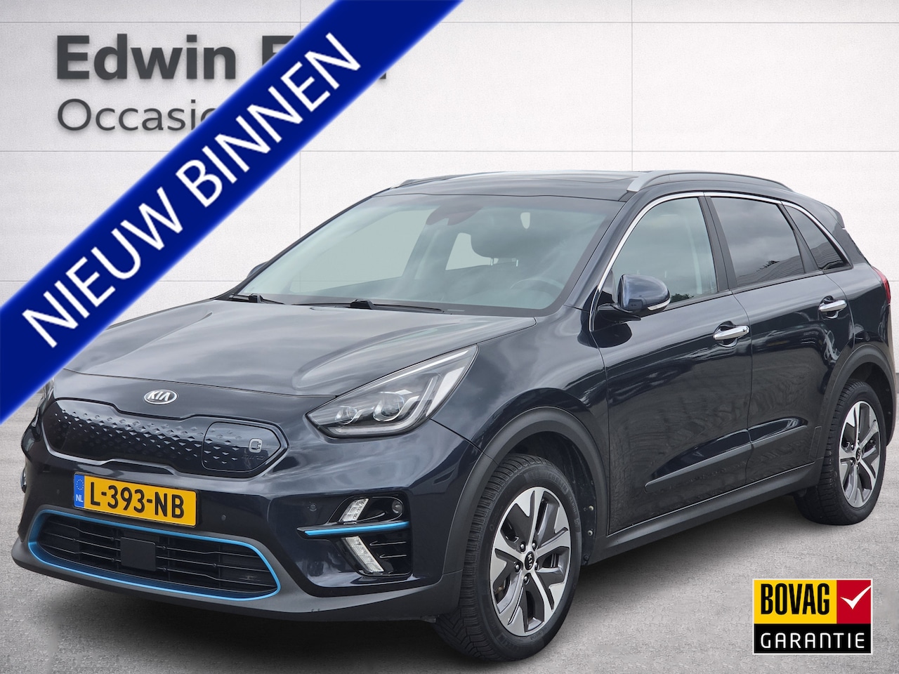 Kia e-Niro - DynamicPlusLine 64 kWh | SOH 100% | 3 Fase laden | Schuif/kanteldak | Half Leder | Andriod - AutoWereld.nl
