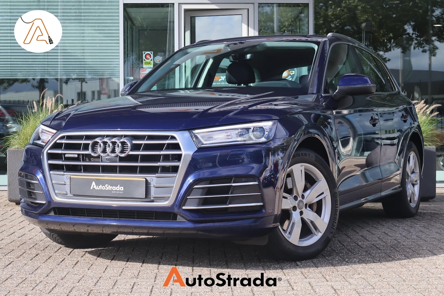 Audi Q5 - 50 S-Line TFSI e Quattro 299pk SoH 93% | Stoelverwarming | Cruise | LED | Navigatie | Clim - AutoWereld.nl