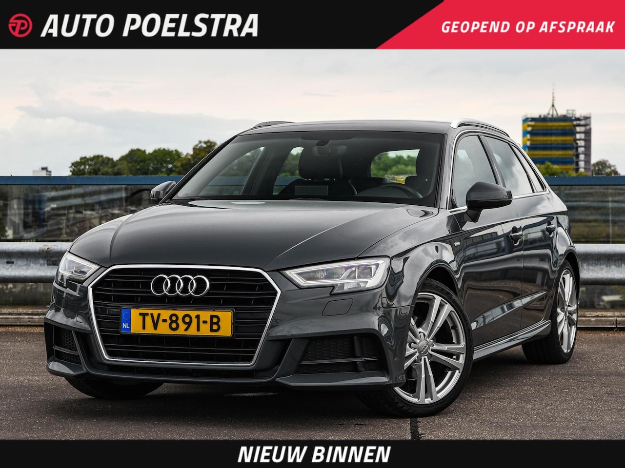 Audi A3 Sportback - 30 TFSI Sport S Line Edition Automaat 3x S-Line LED Navigatie Cruise Control 18" - AutoWereld.nl