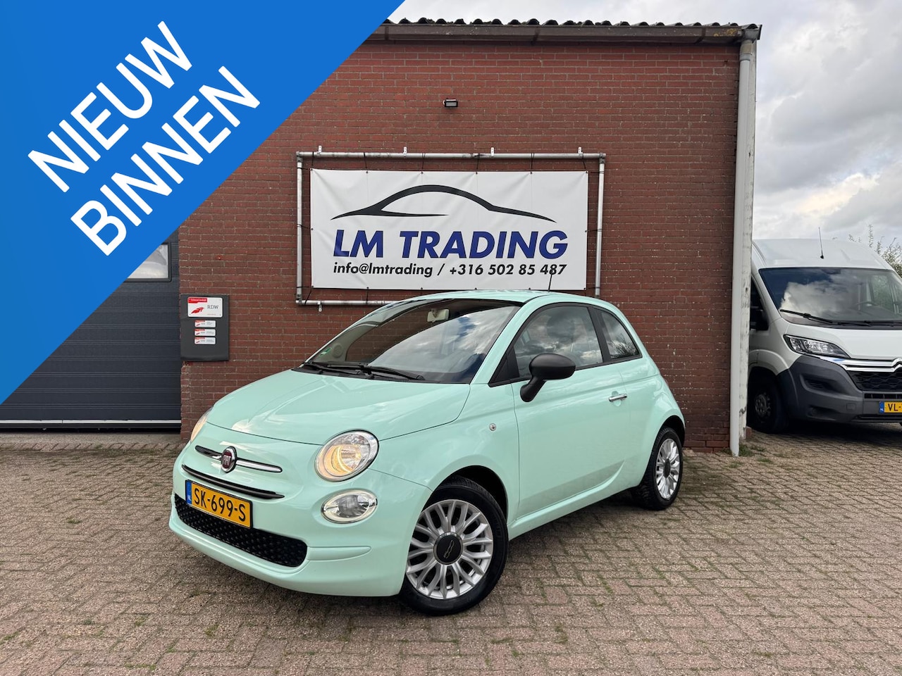 Fiat 500 - 0.9 TwinAir Turbo Popstar GROOT-SCHERM LMV CRUISE LED MULTISTUUR 2 SLEUTELS + BOEKJES! NAP - AutoWereld.nl