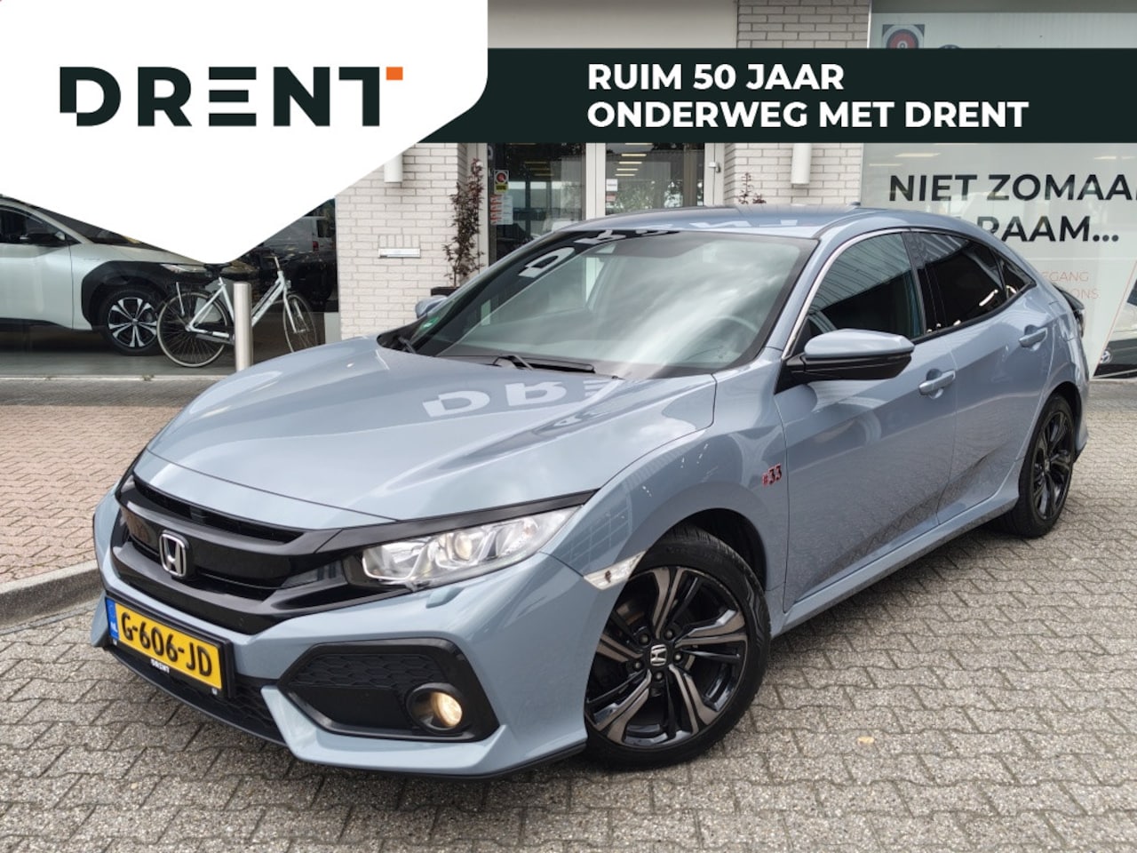 Honda Civic - 1.0 i-VTEC Elegance | #33 Limited Edition | Leder | Sensoren A | Navi - AutoWereld.nl