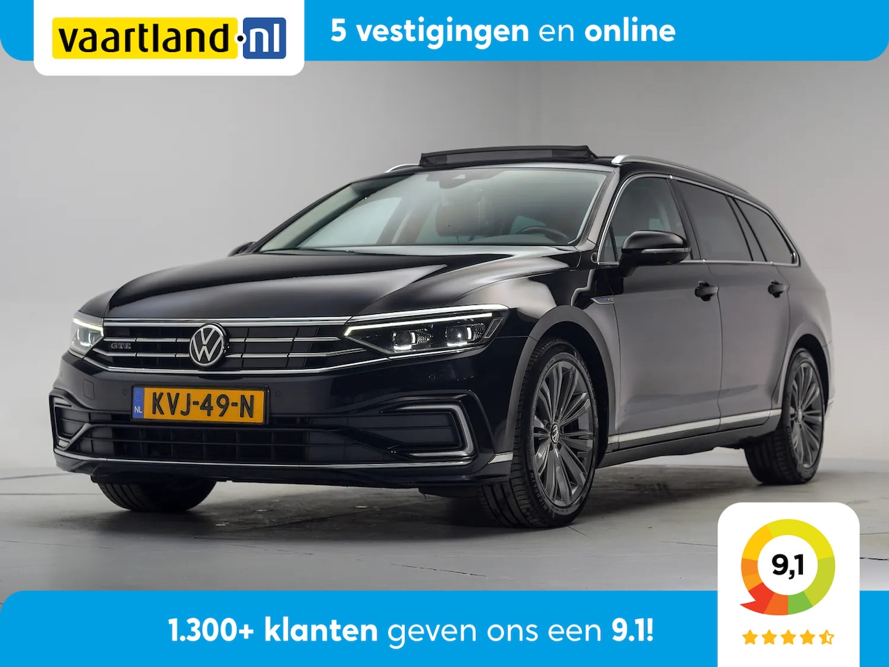 Volkswagen Passat Variant - 1.4 TSI PHEV GTE Business [ Navi Apple/Android Adapt. cruise Panoramadak ] - AutoWereld.nl