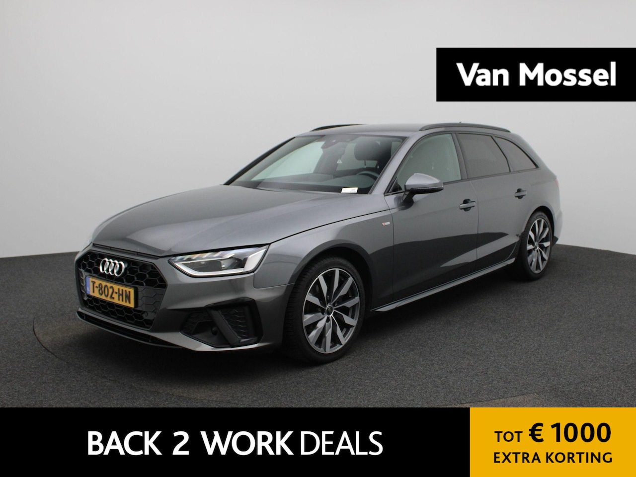 Audi A4 Avant - 35 TFSI S edition Competition | CLIMATE CONTROL | ELEK.KOFFERBAK | NAVIGATIE | HALF-LEDER - AutoWereld.nl