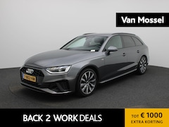 Audi A4 Avant - 35 TFSI S edition Competition | CLIMATE CONTROL | ELEK.KOFFERBAK | NAVIGATIE | HALF-LEDER