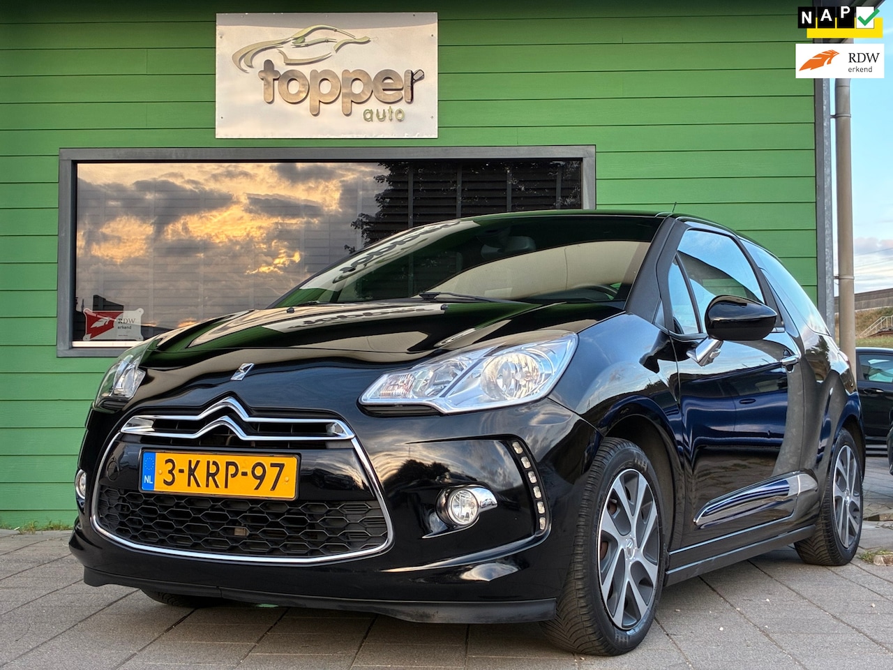 Citroën DS3 - 1.2 VTi Chic|D-riem v.v.|CruiseControl|Climatronic|Trekhaak|Elektr.ramen|NAP| - AutoWereld.nl