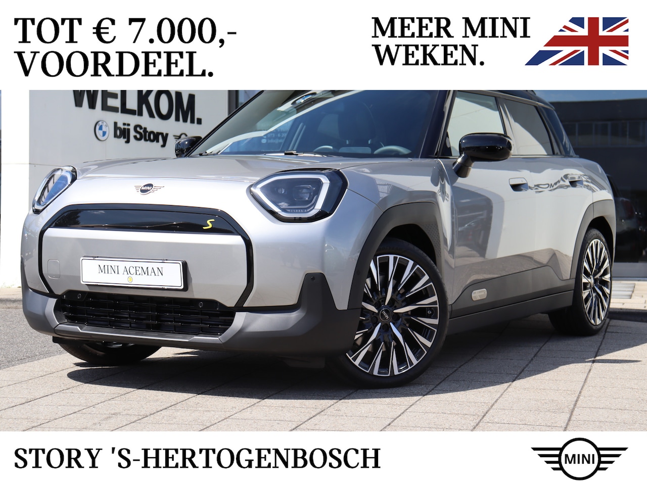 MINI Aceman - SE / Classic / Pakket M / 19" Eternal Spoke 2-tone - AutoWereld.nl