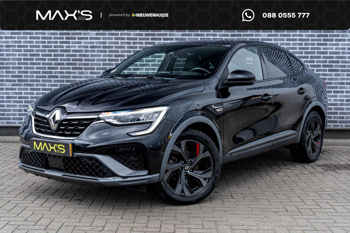 Renault Arkana - 1.6 E-Tech Hybrid 145 R.S. Line | Achteruitrijcamera | Parkeersensoren | Keyless Entry | E - AutoWereld.nl