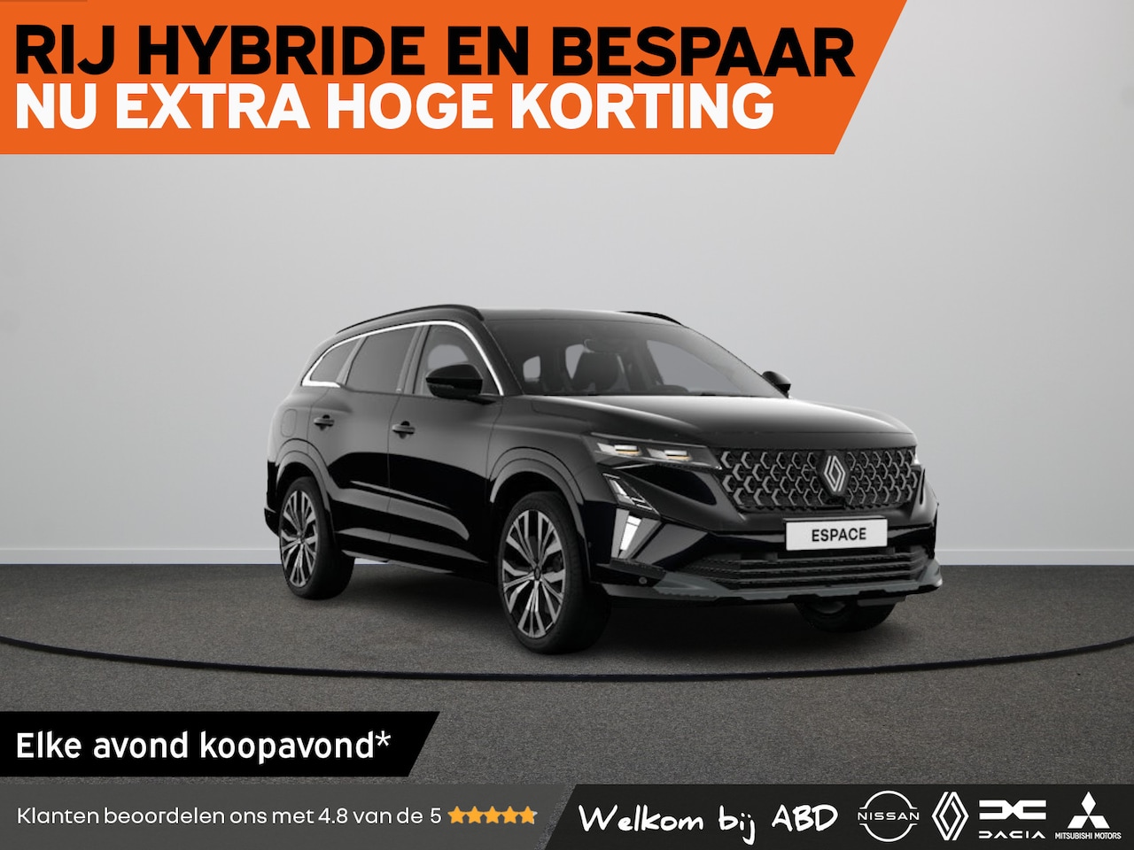 Renault Espace - Iconic Hybrid 200 | Elektrisch verwarmbare voorstoelen | Elektronisch geregelde airconditi - AutoWereld.nl