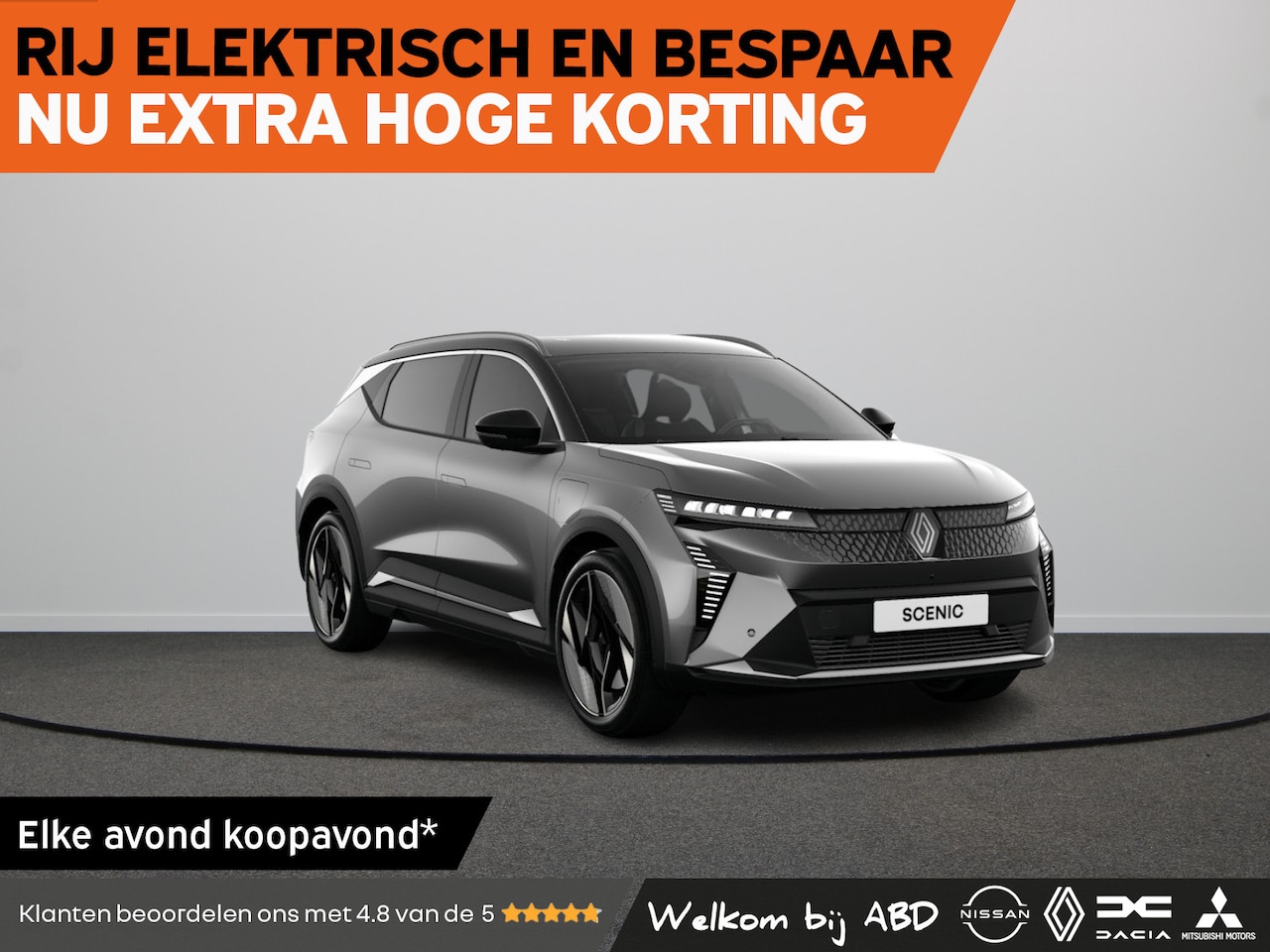 Renault Scenic E-Tech - Iconic Long range | Achteruitrijcamera | Adaptive Vision LED koplampen met geïntegreerde m - AutoWereld.nl