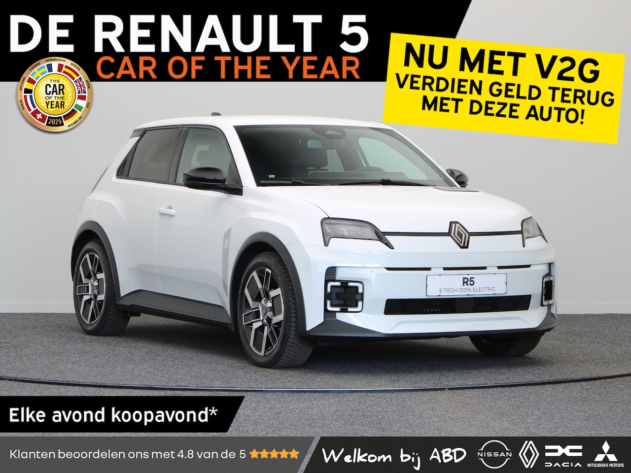 Renault 5 - Techno Comfort range | Achteruitrijcamera | ISOFIX-bevestigingssysteem voor kinderzitjes o - AutoWereld.nl