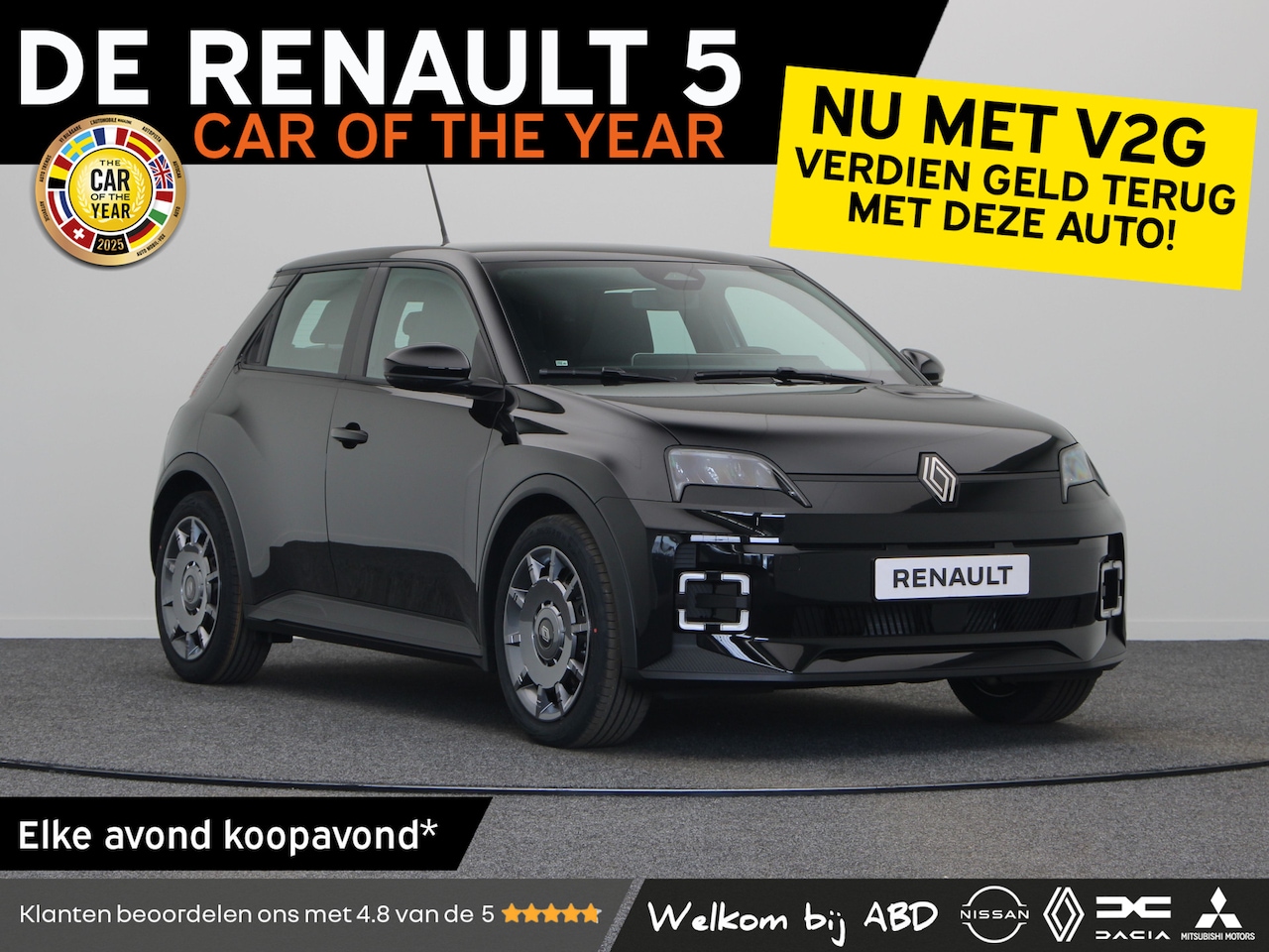 Renault 5 - Evolution Comfort range | Cruise control met snelheidsbegrenzer | Full LED koplampen | ISO - AutoWereld.nl