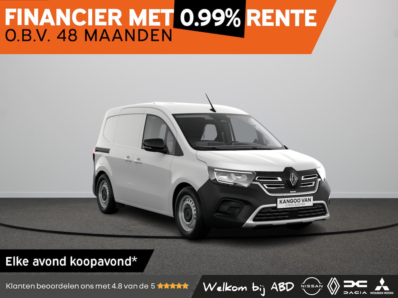 Renault Kangoo - Extra 44 kWh | Achteruitrijcamera | Easy & Safe driving pack (incl. EASY LINK navigatiesys - AutoWereld.nl