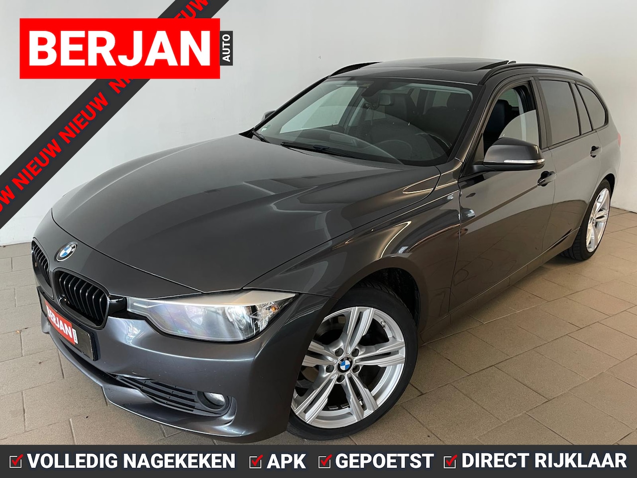 BMW 3-serie Touring - 318d xDrive Executive PANORAMADAK AIRCO NAVI CRUISE BLUEOOTH ELEK RAMEN CENT VERG KEURIGE - AutoWereld.nl