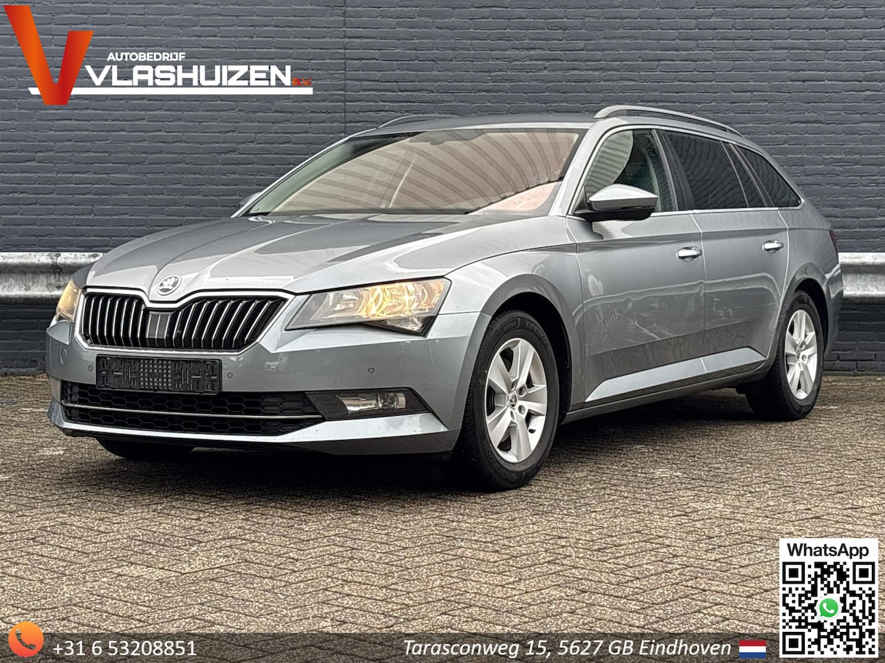 Skoda Superb Combi - 1.6 TDI Style Business | € 6.500,- NETTO! | Camera | Cruise | Climate | Navi | Stoelverwar - AutoWereld.nl
