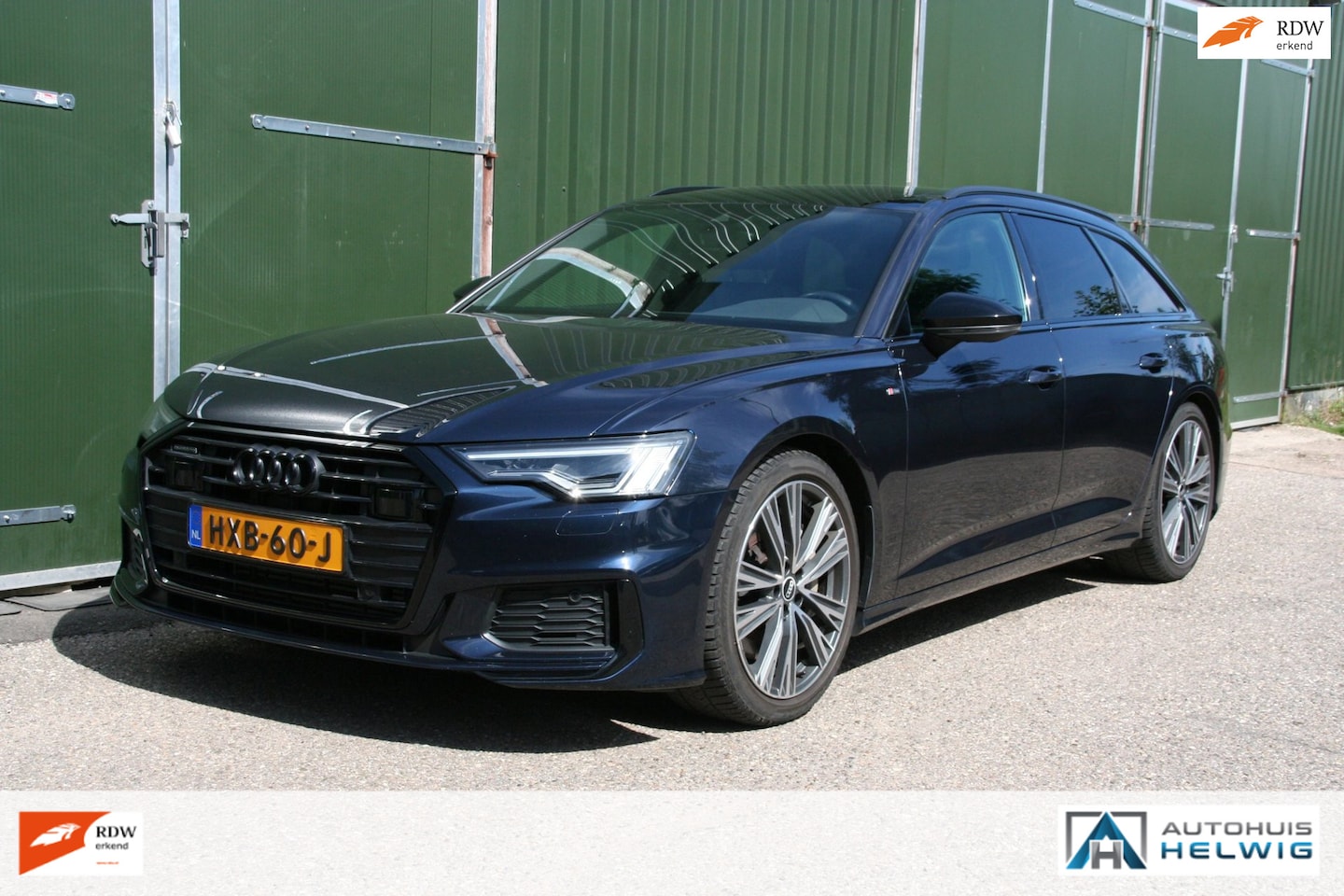 Audi A6 Avant - 50 TFSI e quattro S edition 3 x S-LINE, SOH 100% ZWART LEER SPORT, PANORAMADAK, CAMERA, NA - AutoWereld.nl