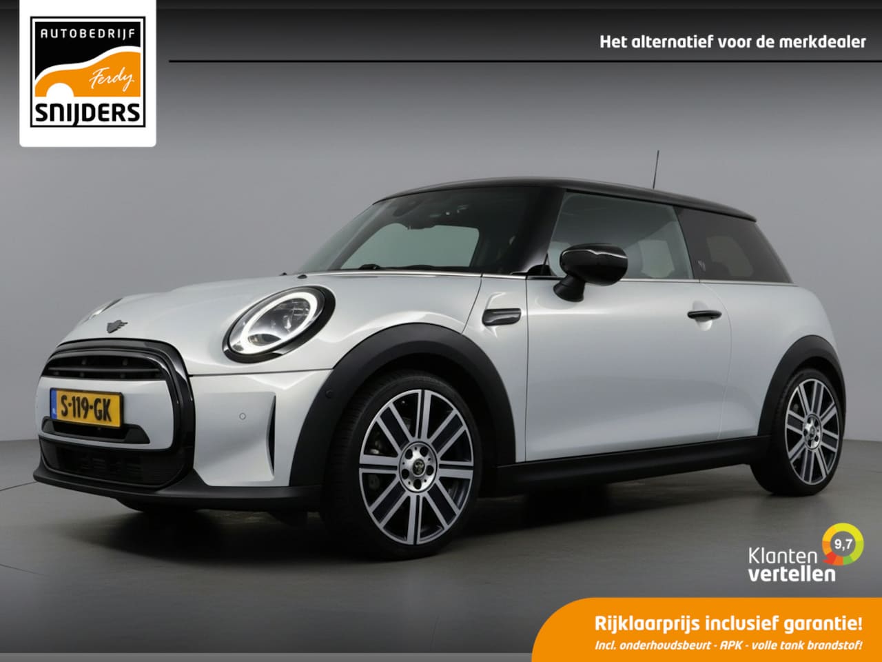 MINI Cooper - 1.5 YOURS Edition | Pano | Leer | NAVI | DAB+ | LED | Head-Up - RIJKLAAR + BOVAG GARANTIE - AutoWereld.nl