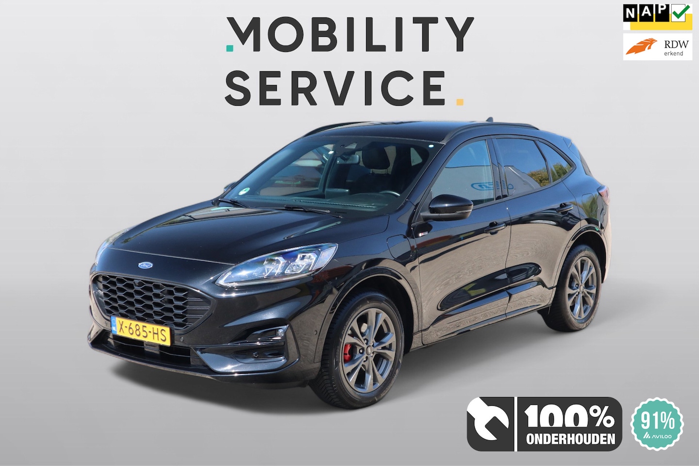 Ford Kuga - 2.5 PHEV ST-Line X SOH91% AUT Alcan Virtual Cam 100% onderhouden - AutoWereld.nl