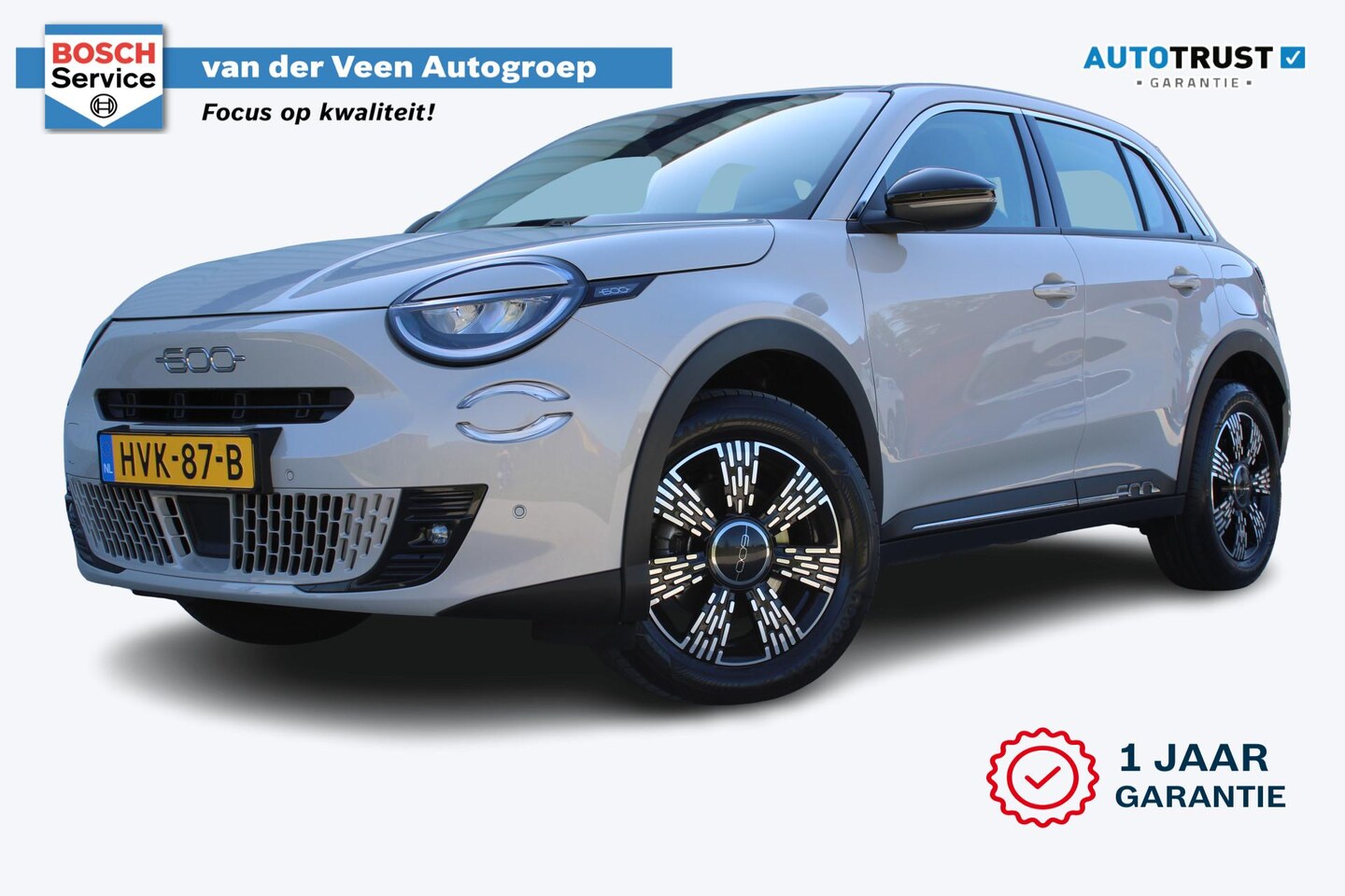 Fiat 600 - 1.2 Hybrid Pop | Incl. 12 maanden garantie | Cruise control | Stoelverwarming | Apple carp - AutoWereld.nl