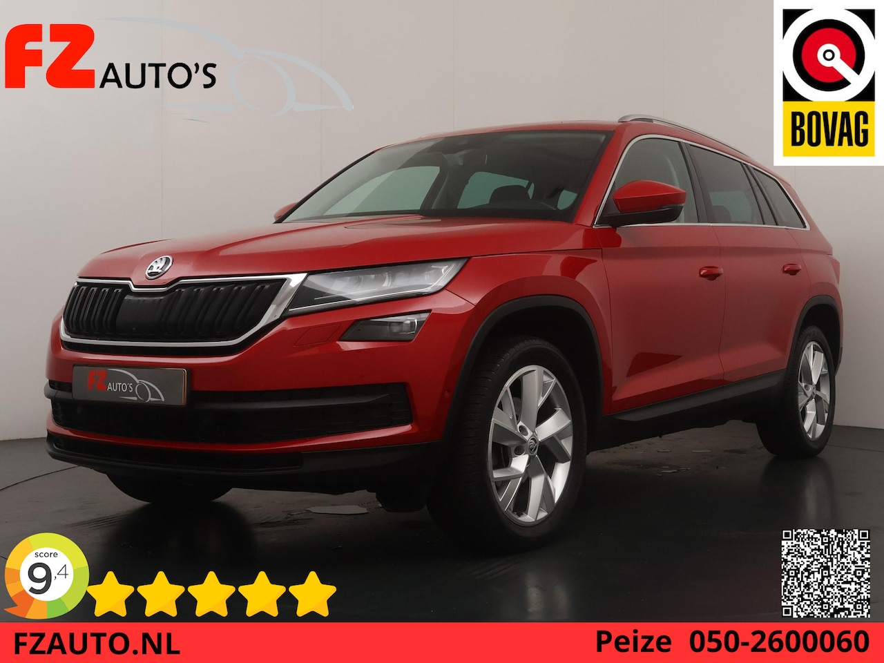 Skoda Kodiaq - 1.5 TSI Style Business - Schuif-/kanteldak - Elektr.verst. stoel + verwarming - Apple Carp - AutoWereld.nl