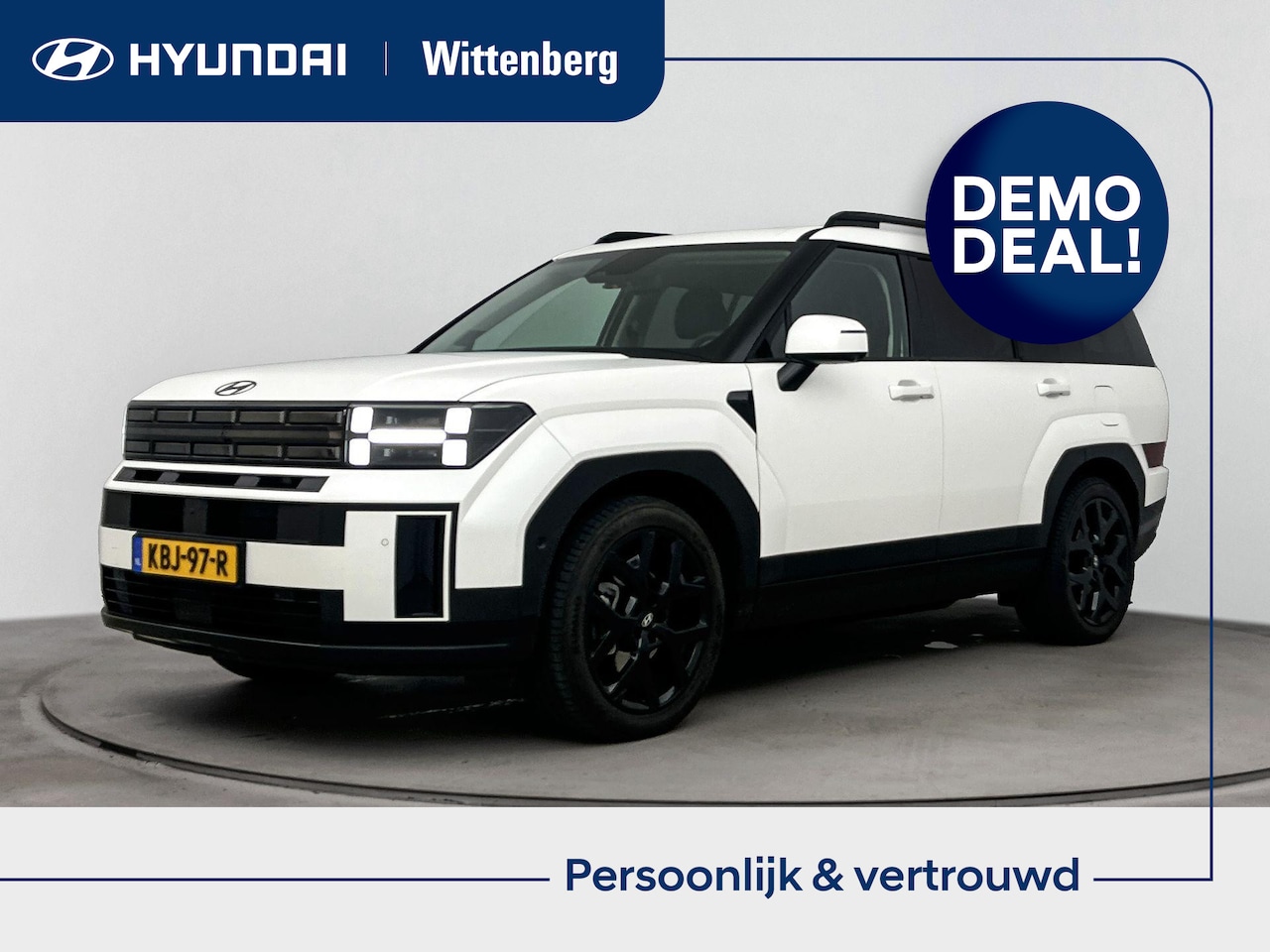 Hyundai Santa Fe - 1.6 T-GDI PHEV Premium Plus 4WD 7p SPECIALE BLACK EDITION | 20 INCH ZWARTE VELGEN | 7-ZITS - AutoWereld.nl