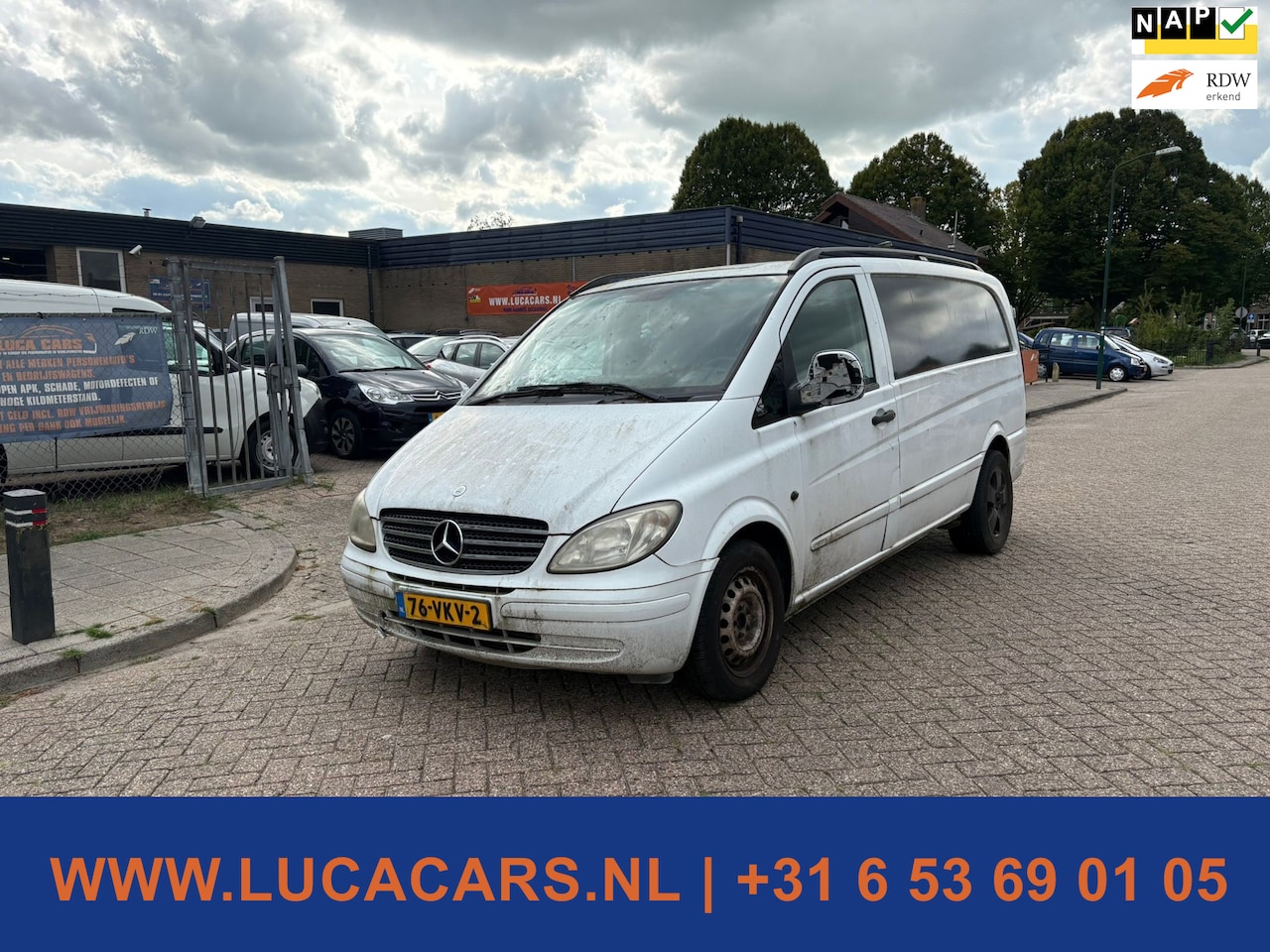 Mercedes-Benz Vito - 111 CDI 320 Lang Amigo 111 CDI 320 Lang Amigo - AutoWereld.nl