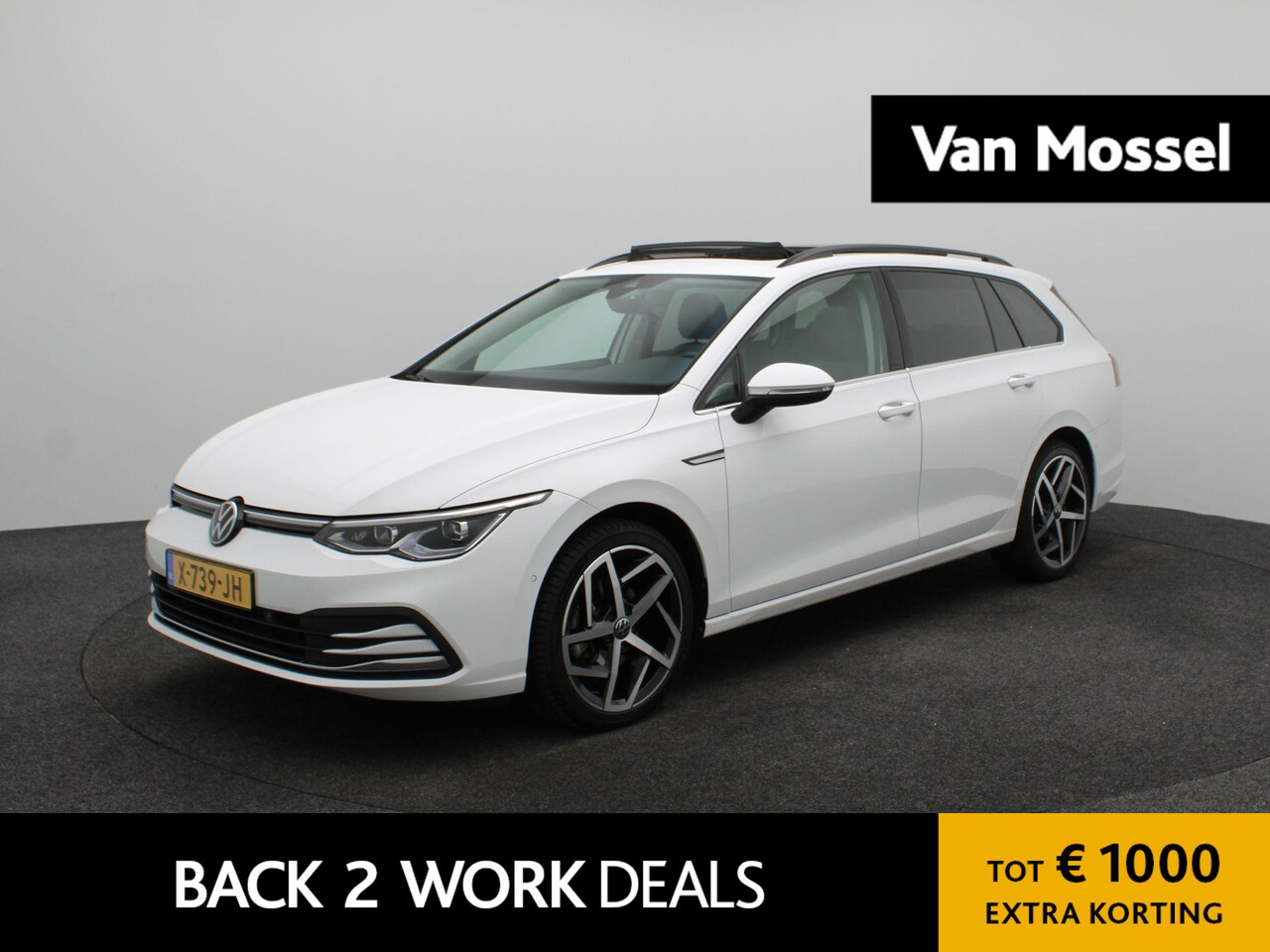 Volkswagen Golf Variant - 1.5 eTSI R-Line Business AUTOMAAT | PANORAMADAK | SPORTSTOELEN | ADAPTIEVE CRUISE | STOEL - AutoWereld.nl