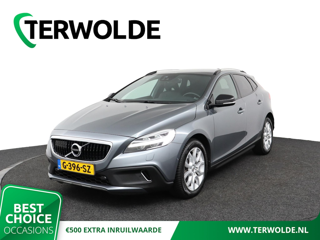 Volvo V40 Cross Country - 1.5 T3 Polar+ Luxury | AUTOMAAT | Trekhaak | Adapt. Cruise | Standkachel | - AutoWereld.nl