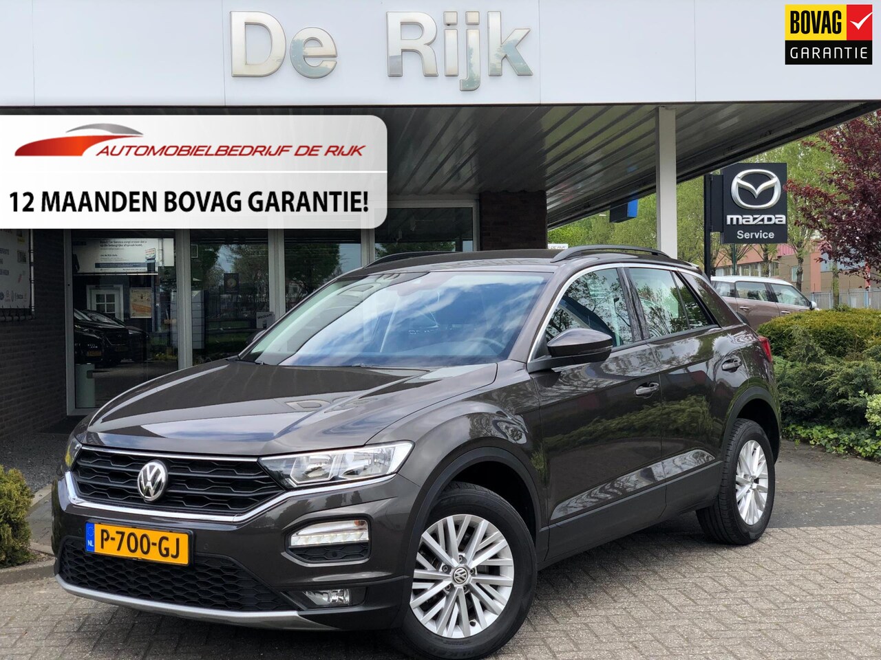 Volkswagen T-Roc - 1.0 TSI Style | Carplay/Android, ACC, Stoel+Stuurverw., Trekhaak, Camera, PDC, Airco | Dea - AutoWereld.nl