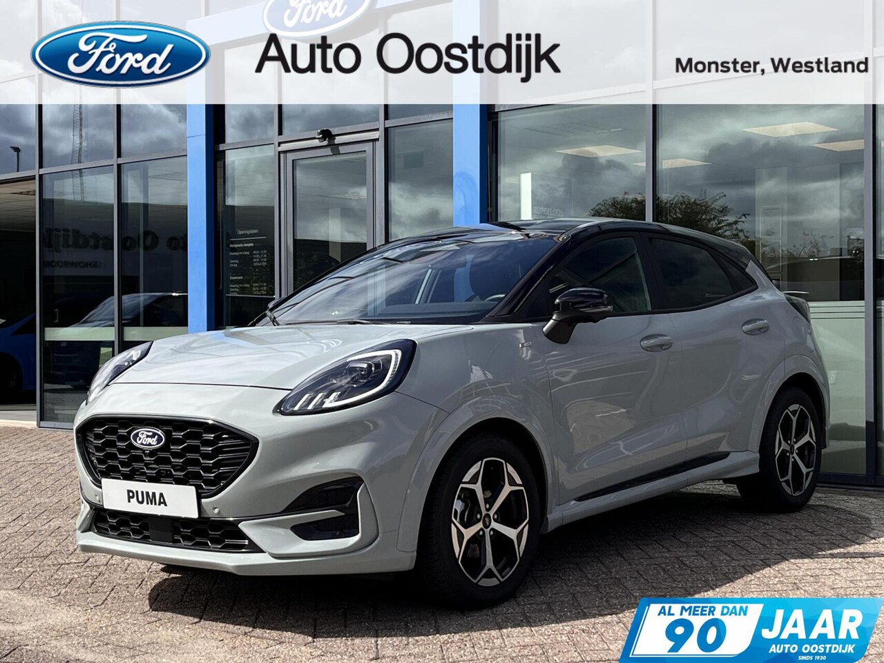 Ford Puma - 1.0 EcoBoost Hybrid ST-Line 125PK Automaat Afn. Trekhaak Winterpack Adaptieve Cruise 360-C - AutoWereld.nl