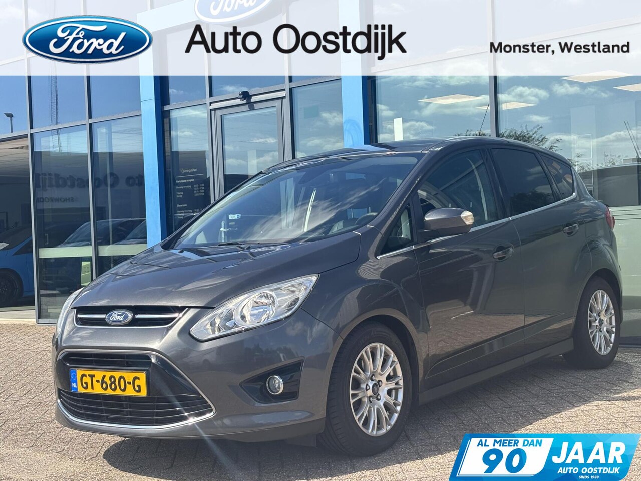 Ford C-Max - 1.0 Titanium 125PK Distributieriem=Vervangen Trekhaak Cruise Navi Stoelverwarming Verwarmd - AutoWereld.nl