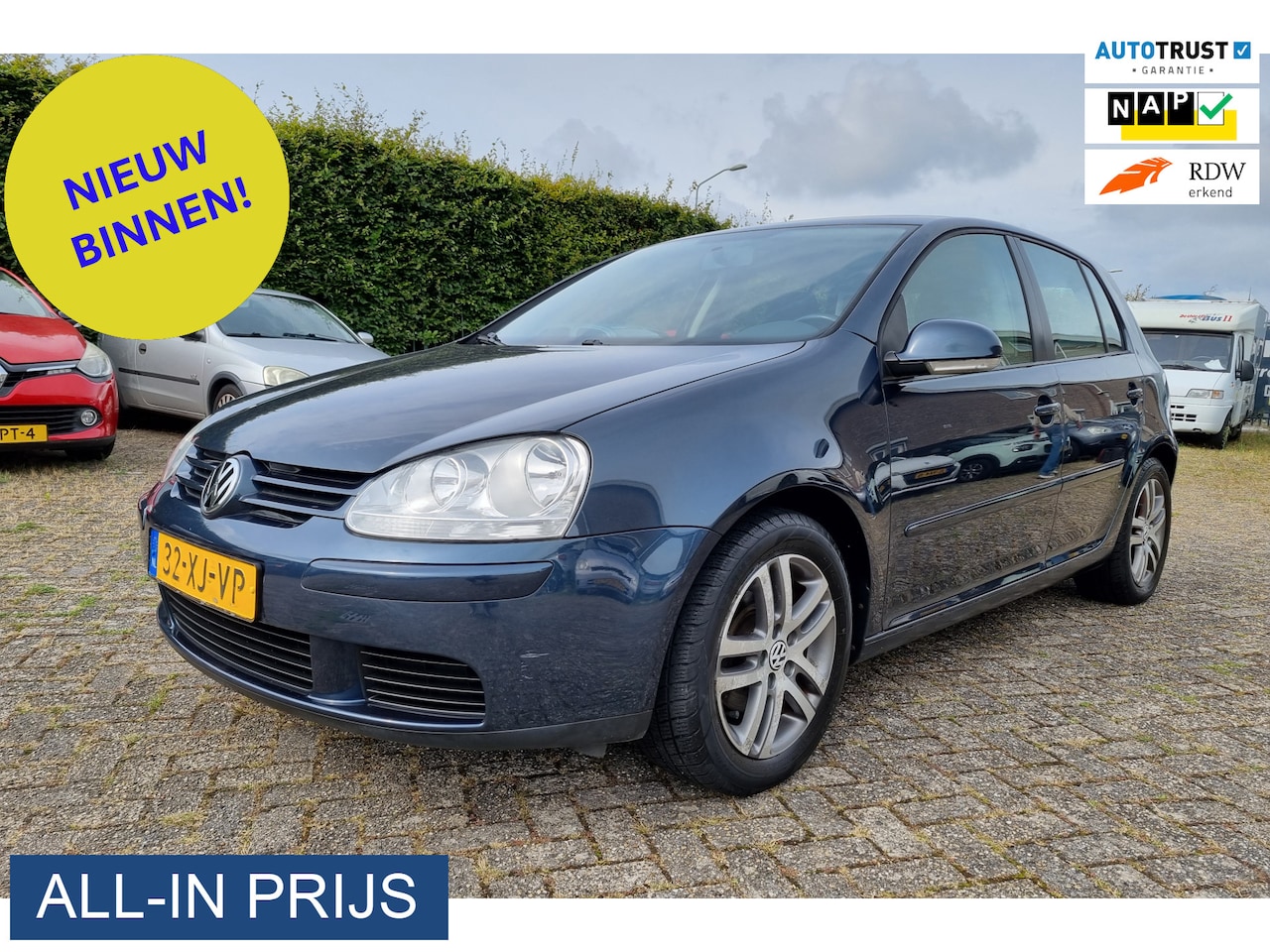 Volkswagen Golf - 1.6 FSI Optive 3 ✅5-DEURS ✅NIEUWE APK - AutoWereld.nl