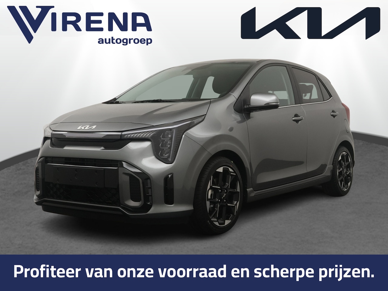 Kia Picanto - 1.0 GDi GT-Line - 2.000, - INRUILPREMIE - Schuif/kantel dak - Stoel/Stuurwiel verwarming - - AutoWereld.nl