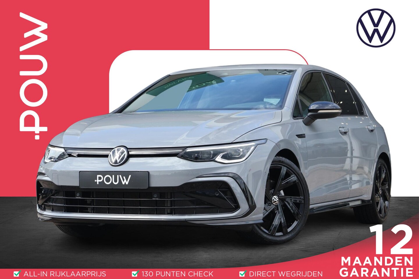 Volkswagen Golf - 1.5 eTSI 150pk DSG R-Line | Adaptive Cruise | PDC | Carplay | Navigatie | Stoelverwarming - AutoWereld.nl