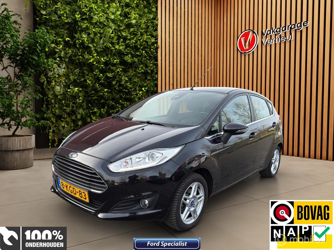 Ford Fiesta - 1.0 EcoBoost Titanium 101PK ✅5Drs ✅Boekjes ✅Nap - AutoWereld.nl